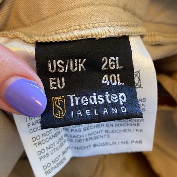 Symphony by Tredster Horseback Riding Pants Khaki Tan 26L EUC Jodhpurs - Picture 6 of 9